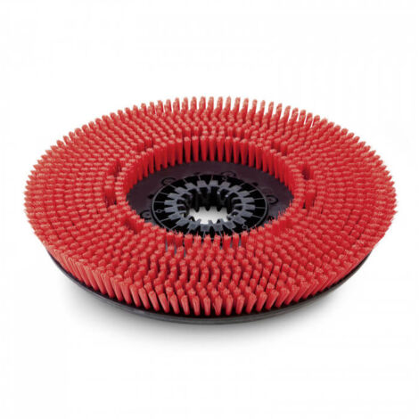 Brosse-disque complète rouge D43