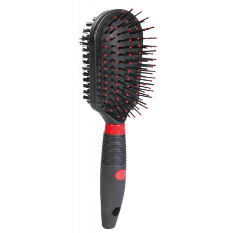 Brosse double face plastique 5 x 19 cm - animallparadise - Multicolor