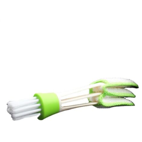 Brosse double pour nettoyer les bouches d'aération, les volets, les claviers, etc. Brosses pour épousseter les rideaux