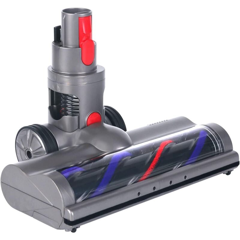 Brosse Électrique Compatible pour Dyson V7 V8 V10 V11 V15 Entraînement Direct Brosse Turbo avec 4 Lumières led pour Sols Durs et Parquets
