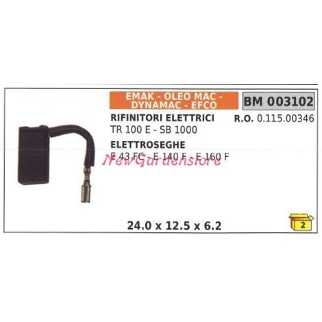 Brosse EMAK pour scie électrique de finition TR 100E SB 1000 E 43FC 003102