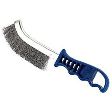 BROSSE EN ACIER INOXYDABLE AVEC MANCHE EN PLASTIQUE