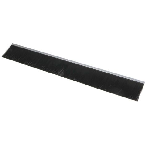 Brosse en bande RS PRO en Aluminium, Nylon noir, 115mm x 13 mm x 12mm ( Prix pour 1 )