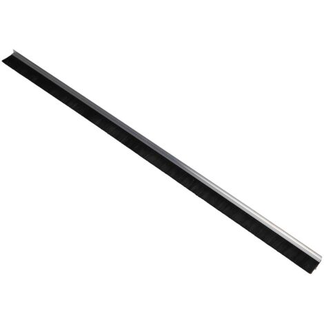 Brosse en bande RS PRO en Aluminium, Nylon noir, 32mm x 7,9 mm x 7.6mm ( Prix pour 1 )