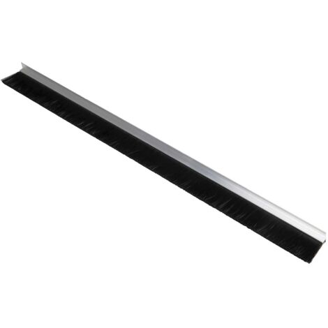 Brosse en bande RS PRO en Aluminium, Nylon noir, 60mm x 13 mm x 12mm ( Prix pour 1 )