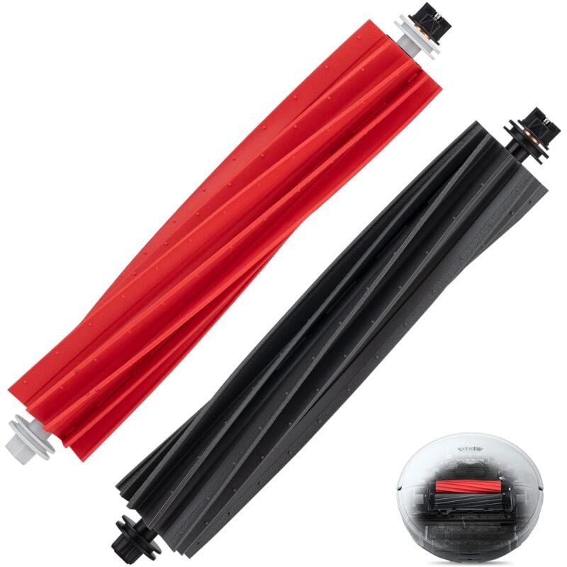 Alovez - Lot de 1 Brosse en caoutchouc sècparable DuoRoller pour aspirateur robot S8/S8 +/S8 Pro Ultra/Q8 max/Q8 max+/Q5 max