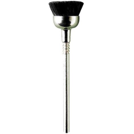 Brosse en crin diametre 12mm sur tige - diametre du mandrin 2.35mm