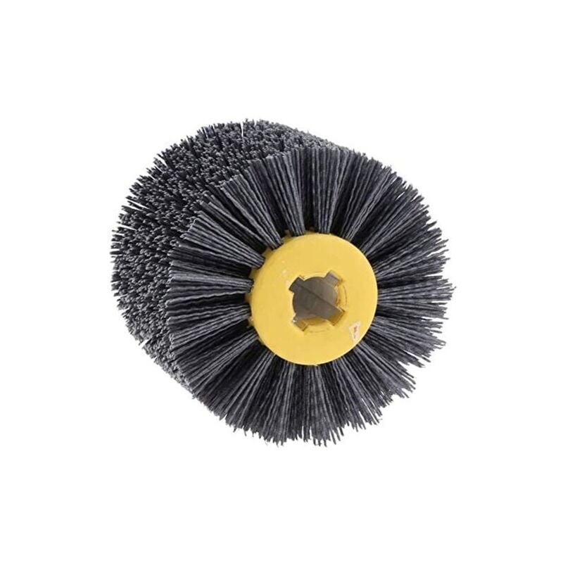 SNQ - Brosse en nylon pour roue de traction - Grain 180/240 - Pour brosse à bois, machine à satiner (grain 180)