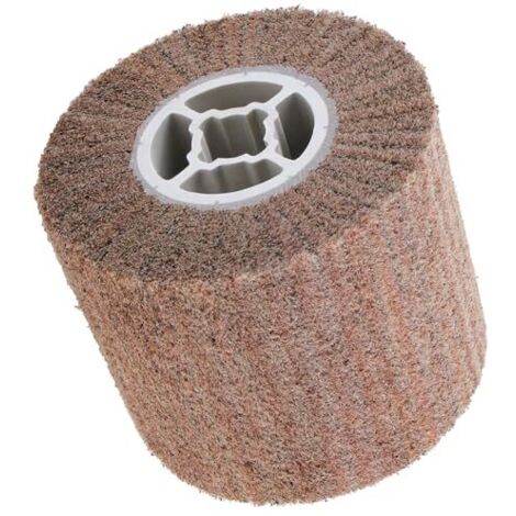 Brosse en nylon - Rouleau abrasif pour machine à satiner Grain 240 Manchons abrasifs ponceuse 120 x 100 mm