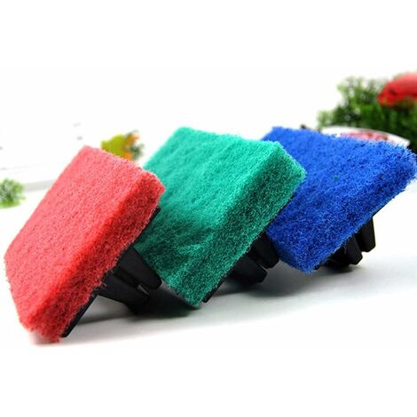 Brosse éponge de nettoyage, brosse à récurer pour ligne d'eau, brosse à récurer ergonomique et légère pour jacuzzi et piscine LO-Ron