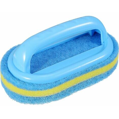 Brosse éponge de nettoyage ménage manche en plastique salle de bain baignoire brosse polyvalent cuisine carrelage toilette nettoyage rapide