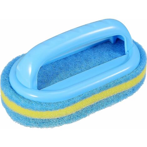 Brosse éponge de nettoyage ménage manche en plastique salle de bain baignoire brosse polyvalent cuisine carrelage toilette nettoyage rapide