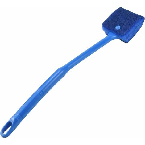Brosse éponge de nettoyage pour réservoir de poissons Nettoyant réutilisable pour réservoir de poissons Brosse de nettoyage pour réservoir de poissons double face Grattoir pour algues d'aquarium avec