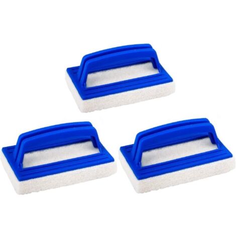 Brosse éponge pour ligne d'eau de piscine – 3 pièces, nettoyage multi-usage salle de bain cuisine