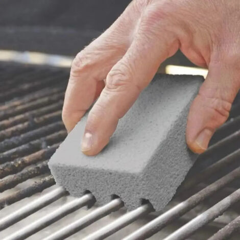 Brosse et brique pour nettoyer les barbecues et les grils