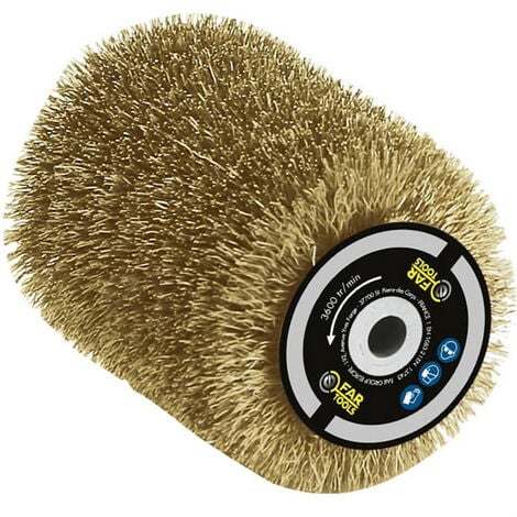 Brosse De Roue De Ponçage,Brosse Abrasive Pour Mini-Perceuse Avec Tige -  Outils De Dressage Abrasifs Pour Enlever La Peinture[H2187]