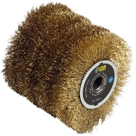 FARTOOLS Brosse fil laitonnée 0,3 mm FAR TOOLS Ø 120 mm L 100 mm - 110885