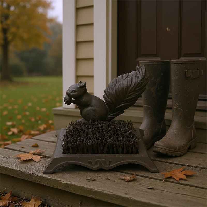 Brosse fonte Ecureuil 28x15x25cm