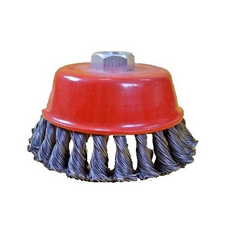 Brosse frontale pour nettoyer l'acier 3"