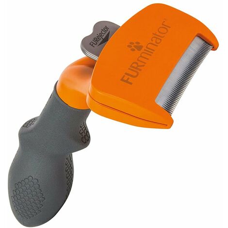 Brosse FURminator pour chiens à poils longs avec poils en acier inoxydable