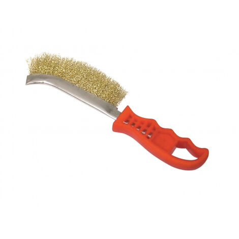 Brosse incurvée laiton 258 x 35.5mm