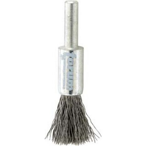 Brosse inoxydable 6 mm 10 x 20 x 0,30 mm courbée