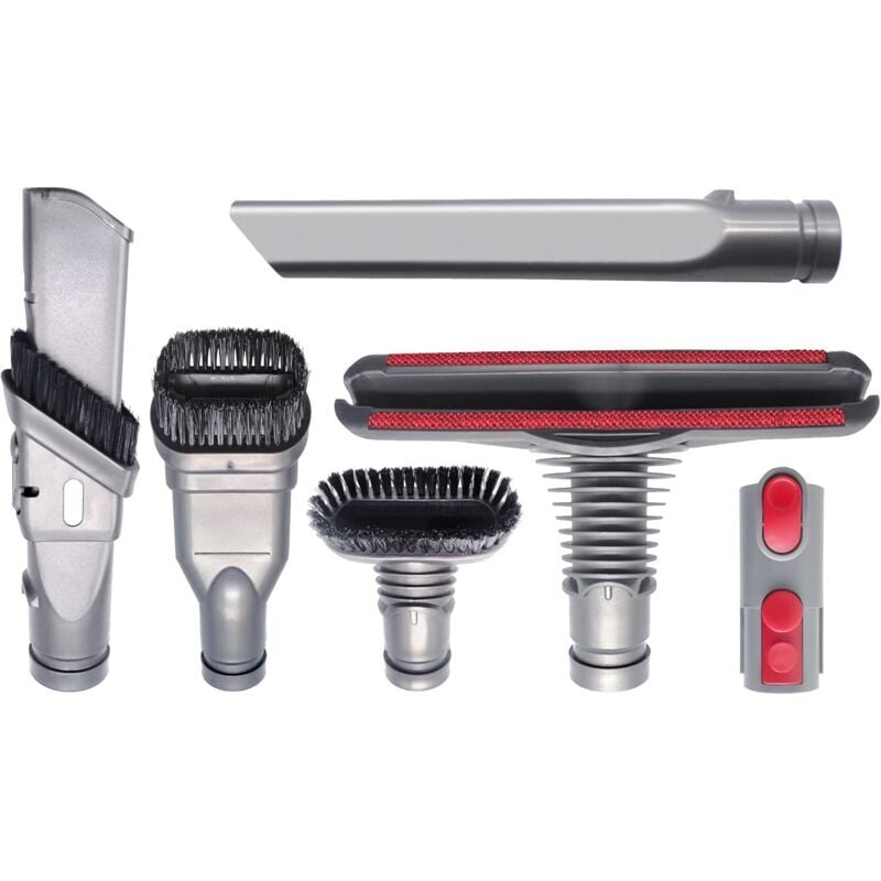 SNQ - Brosse Kit Accessoires pour Dyson V8 V7 Aspirateur avec Adaptateur,Total Clean Pièces pour Dyson V6 DC45 DC35 DC52 DC29 DC62 DC33 DC34 etc