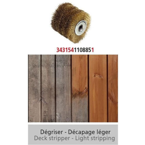 10pcs 21mm Brosse Fil Acier Inox Roue Polissage Foret Perceuse Pr Rotatif outil