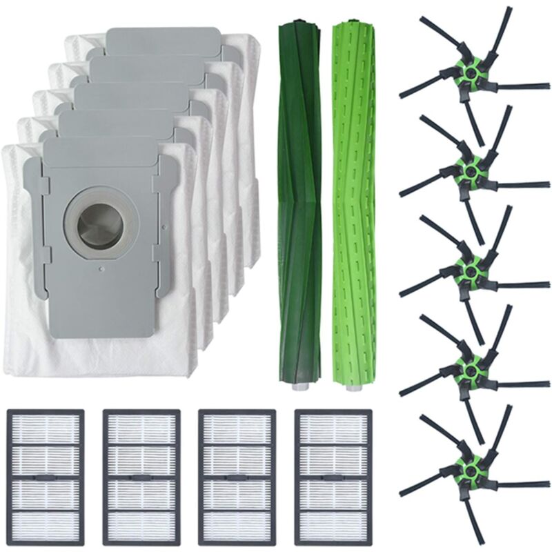 Mowze - Brosse latérale à rouleau avec filtre hepa pour aspirateur iRobot Roomba S9 (9150) S9 Plus (9550) Wi-Fi connecté robot aspirateur (3)