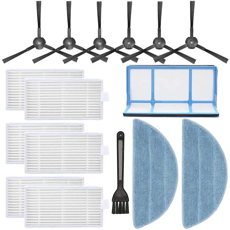 Brosse latérale de filtre à poussière primaire pour Robot Ilife V3 V3s V5 V5s V5s Pro
