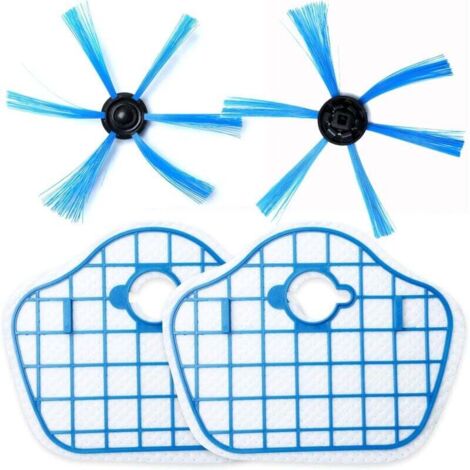 Brosse latérale et filtre HEPA pour Philips Robot FC8013 FC8774 FC8772 FC8776 Pièces de rechange pour aspirateur