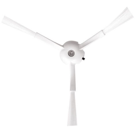 Brosse latérale pentagonale pour robot de balayage Roborock S7 MaxV Ultra/T8Plus G10S - lot de 2 pièces (Blanc)