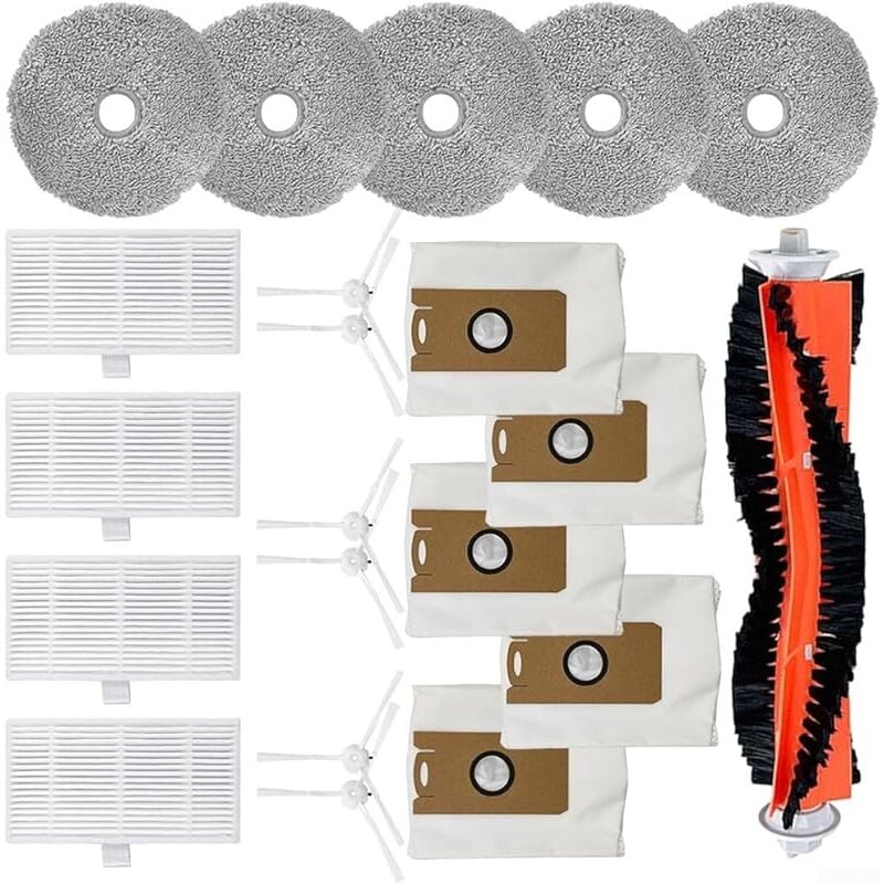 Brosse latérale principale pour aspirateur Ultenic MC1 avec potentiel de nettoyage complet avec accessoires de pièces de re