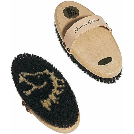 Brosse Leistner avec soies naturelles douces et design chevalin
