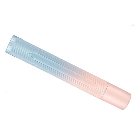 Brosse Lissante 3 Températures Anti-Casse pour Cheveux Secs et Mouillés - Dégradé Rose Bleu