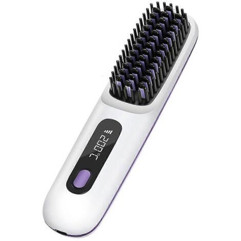 Brosse lissante portable sans fil avec affichage LED ---