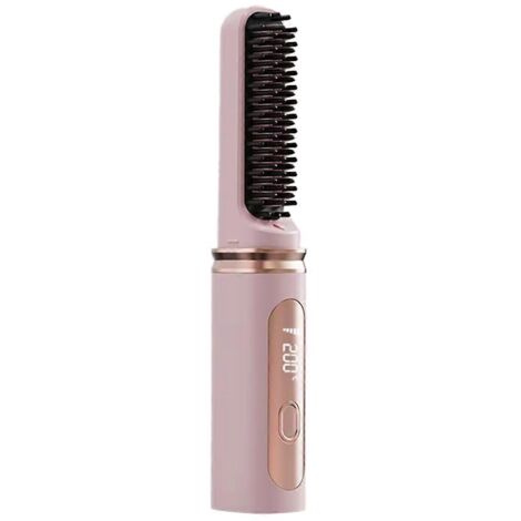 Brosse lissante sans fil, brosse lissante à chauffage rapide