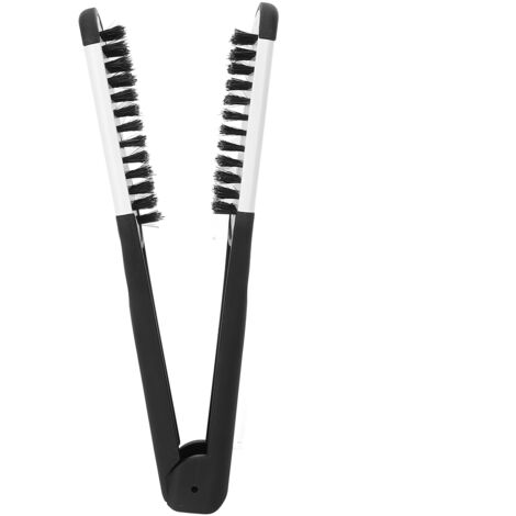 Brosse Lisseur Professionnelle Double Face - Conception Stable et Durable pour Salon