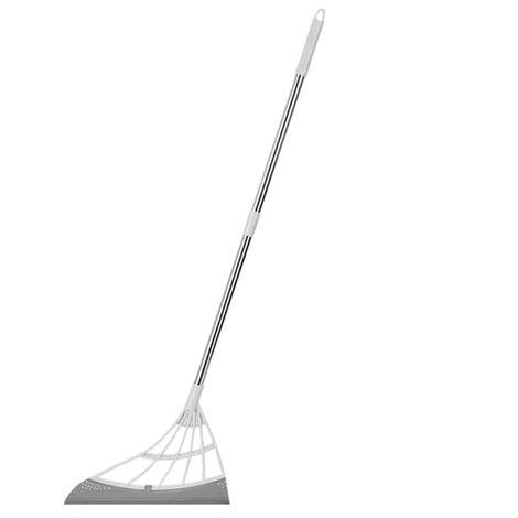 Brosse magique en silicone pour nettoyer le sol, outils de nettoyage, arracheur de vitres, poils d&39animaux, antiadhésif,Gray