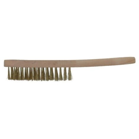 Brosse manche 4rang laiton