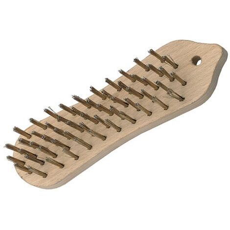 Brosse manuelle Bellota 50804-5 sans manche fil droit en laiton