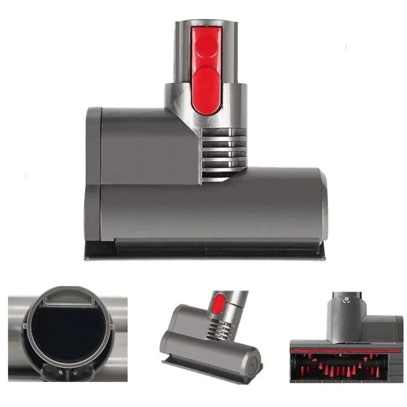 Rnemitery - Brosse électrique pour matelas compatible avec Dyson V7 V8 V10 V11 V15, adaptée aux canapés, sièges auto, fauteuils, élimine les