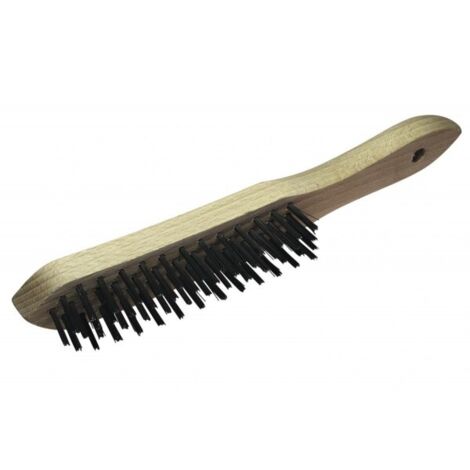 BROSSE MÉTALLIQUE EN ACIER A120 À 5 RANGÉES - TAILLE 15 S