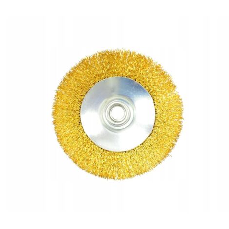 Brosse métallique Geko wire brush side 100 mm fil laiton