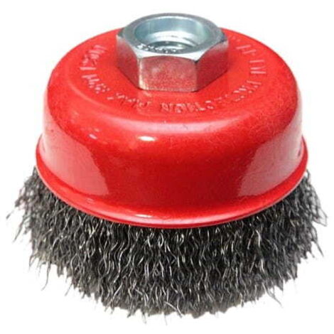 Brosse métallique ondulée AWTOOLS 100 mm M14