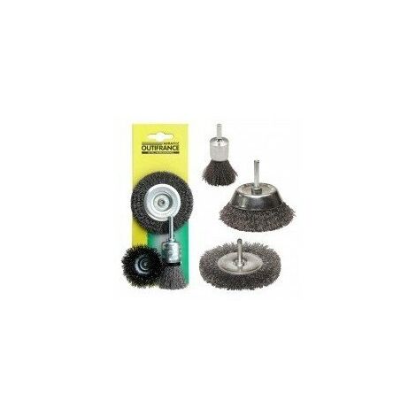 Brosse Metallique Rotative Pinceau 22 Mm - Outifrance