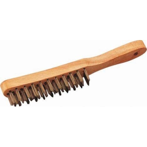 Brosse métallique SAM en Métal 30mm Bois ( Prix pour 1 )