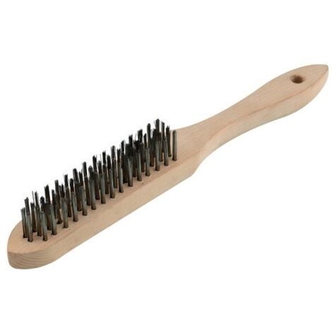 Brosse metallique universelle 4 rangs Inox Binzel