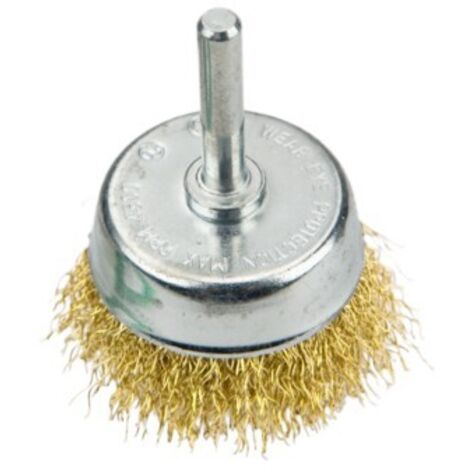 Brosse métallique verto modèle 75 mm acier ondulé durable