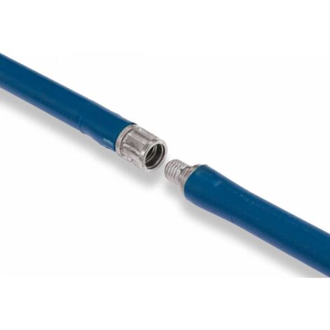 Brosse modulable en polypropyle'ne de 140 cm raccord M/F 12 MA pour le nettoyage des conduits de chemine'e poeles